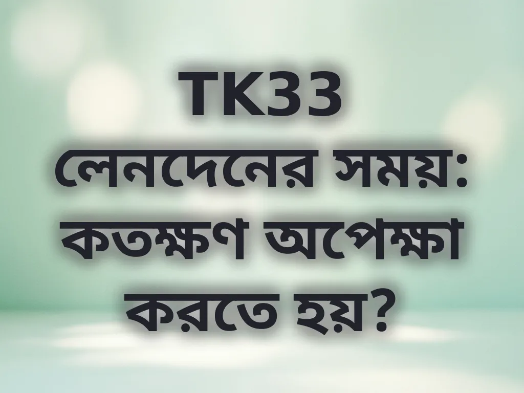 লেনদেনের সময় গাইড